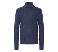 Strickfleece-Pullover BLEND "Strickpullover BHPullover", Herren, Gr. M, blau (marineblaus), Obermaterial: 80% Polyacryl PAN. 20% Nylon NY., Pullover (73033049-M) marineblaus