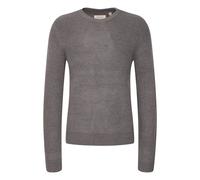Strickfleece-Pullover BLEND "Strickpullover BHPullover", Herren, Gr. M, grau (pewter mix), Obermaterial: 80% Polyacryl PAN. 20% Nylon NY., Pullover (62545369-M) pewter mix