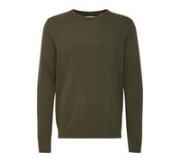 Strickfleece-Pullover BLEND "Strickpullover BHPullover", Herren, Gr. S, grün (forest night), Obermaterial: 78% Viskose CV. 22% Polyester PES., Pullover (37178624-S) forest night