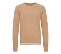 Strickfleece-Pullover BLEND "Strickpullover BHPullover", Herren, Gr. XL, beige (cornstalk), Obermaterial: 50% Viskose CV. 28% Polyester PES. 22% Nylon NY., Pullover (90487200-XL) cornstalk