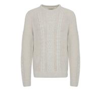Strickfleece-Pullover BLEND "Strickpullover BHPullover", Herren, Gr. XL, beige (vanilla ice), Obermaterial: 80% Polyacryl PAN. 20% Baumwolle CO., Pullover (44795264-XL) vanilla ice