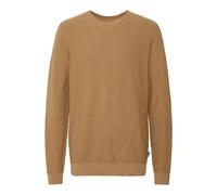 Strickpullover BLEND "BHPullover", Herren, Gr. XL, otter, Web, 100% Baumwolle, unifarben, Basic, regular fit normal, Rundhals, eng, Pullover Strickpullover, Stilvoller Strickpullover (59160244-XL) ott