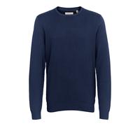 Blend BHREDHILL Herren Strickpullover Feinstrick Pullover Sweater mit Rippbündchen Rundhals 100% Baumwolle Regular fit, Größe:XXL, Farbe:Dress Blues (194024)