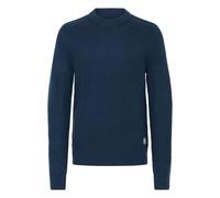 Strickpullover BLEND "BHMRibi", Herren, Gr. S, marineblaus, Grobstrick, 100% Polyacryl, unifarben, normal normal, Rundhals, Pullover Strickpullover, Klassischer Grobstrickpullover (39095122-S) marineb