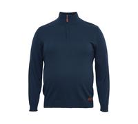 Blend BHRobin BT Robin Strickpullover Herren Big & Tall Feinstrickpullover Pullover Große Größen bis 6XL mit Stehkragen und Reißverschluss, Größe:5XL, Farbe:Dress Blues (194024)