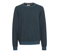 Strickfleece-Pullover BLEND "Strickpullover BHSweatshirt", Herren, Gr. 3XL, blau (provincial blau), Obermaterial: 100% Baumwolle CO., Pullover (79024903-XXXL) provincial blau