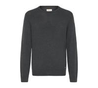 Strickfleece-Pullover BLEND "Strickpullover BHWeba", Herren, Gr. S, grau (charcoal mix), Obermaterial: 78% Viskose CV. 22% Polyester PES., Pullover (11442061-S) charcoal mix