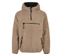 Strickfleece-Pullover BRANDIT "Brandit Herren Teddyfleece Worker Pullover", Herren, Gr. 6XL, camel, 100% Polyester, unifarben, normal, ohne Ausschnitt, Pullover (84299633-6XL) camel