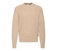 Strickfleece-Pullover CASUAL FRIDAY "Strickpullover CFANDRO", Herren, Gr. L, silber (silber mink melange), Obermaterial: 50% Polyacryl PAN. 28% Polyester PES. 22% Nylon NY., Pullover (34897713-L) silb