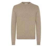 Strickfleece-Pullover CASUAL FRIDAY "Strickpullover CFHalfdan", Herren, Gr. XL, braun (roasted cashew melange), Obermaterial: 95% Baumwolle CO. 5% Kaschmir WS., Pullover (12419321-XL) roasted cashew m