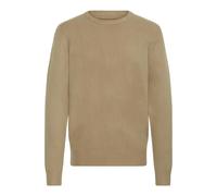 Strickfleece-Pullover CASUAL FRIDAY "Strickpullover CFHEINE", Herren, Gr. L, silber (silber mink melange), Obermaterial: 65% Polyacryl PAN. 27% Nylon NY. 5% Wolle mw. 3% Polyester PES., Pullover (9602