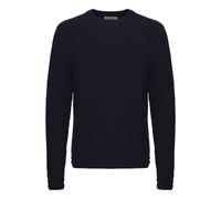 Strickfleece-Pullover CASUAL FRIDAY "Strickpullover CFKARL crew neck structured knit", Herren, Gr. XL, blau (schwarz navy), Obermaterial: 100% Baumwolle CO., Pullover (69935029-XL) schwarz navy