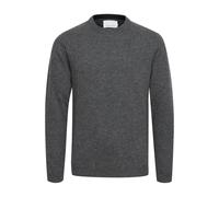 Strickfleece-Pullover CASUAL FRIDAY "Strickpullover CFKarl", Herren, Gr. L, grau (pewter mix), Obermaterial: 80% Wolle WO. 20% Polyamid PA., Pullover (95626158-L) pewter mix