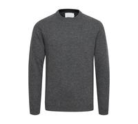 Strickfleece-Pullover CASUAL FRIDAY "Strickpullover CFKarl", Herren, Gr. S, grau (pewter mix), Obermaterial: 80% Wolle WO. 20% Polyamid PA., Pullover (95626158-S) pewter mix