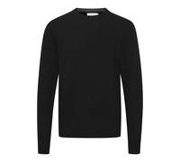 Strickfleece-Pullover CASUAL FRIDAY "Strickpullover CFKarl", Herren, Gr. XXL, schwarz (anthrazit schwarz), Obermaterial: 80% Wolle WO. 20% Polyamid PA., Pullover (89197852-XXL) anthrazit schwarz