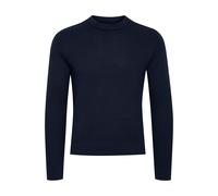 Strickfleece-Pullover CASUAL FRIDAY "Strickpullover CFKarlo", Herren, Gr. L, blau (navy blazer), Obermaterial: 100% Baumwolle CO., Pullover (22635133-L) navy blazer