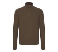 Strickfleece-Pullover CASUAL FRIDAY "Strickpullover CFKarlo", Herren, Gr. XXL, braun (bungee cord), Obermaterial: 100% Baumwolle CO., Pullover (89640655-XXL) bungee cord