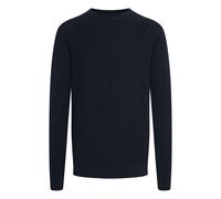 Strickfleece-Pullover CASUAL FRIDAY "Strickpullover CFKristian", Herren, Gr. L, schwarz (anthrazit schwarz), Obermaterial: 100% Baumwolle CO., Pullover (49906155-L) anthrazit schwarz