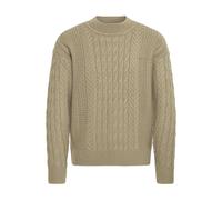 Strickfleece-Pullover CASUAL FRIDAY "Strickpullover CFMILLOW", Herren, Gr. 3XL, braun (roasted cashew), Obermaterial: 80% Polyacryl PAN. 20% Wolle WO., Pullover (47829836-XXXL) roasted cashew