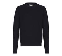 Strickfleece-Pullover CASUAL FRIDAY "Strickpullover CFNoar", Herren, Gr. L, blau (schwarz navy), Obermaterial: 100% Baumwolle CO., Pullover (24406363-L) schwarz navy