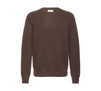 Strickfleece-Pullover CASUAL FRIDAY "Strickpullover CFTHEO", Herren, Gr. M, braun (demitasse), Obermaterial: 39% Baumwolle CO. 34% Polyester PES. 27% Viskose CV., Pullover (99319551-M) demitasse