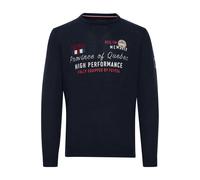 Strickfleece-Pullover FQ1924 "Strickpullover FQErlo", Herren, Gr. L, blau (navy blazer), Obermaterial: 50% Baumwolle CO. 50% Polyacryl PAN., Pullover (51519725-L) navy blazer