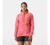 Strickfleece-Pullover HELLY HANSEN "MARIDALEN PRINTED FLEECE", Damen, Gr. S, coral almond, Obermaterial: 100% Polyester, Pullover, für Erwachsene, sportlicher Stil, für Alltag und Freizeit (56140765-S