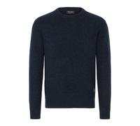 Strickfleece-Pullover INDICODE "Strickpullover IDBratram", Herren, Gr. L, blau (navy), Obermaterial: 58% Polyacryl PAN. 32% Polyester PES. 7% Wolle mw. 3% Elasthan EL., Pullover (92618543-L) navy