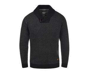 Strickfleece-Pullover INDICODE "Strickpullover IDCopent", Herren, Gr. S, schwarz, Obermaterial: 100% Polyacryl PAN., Pullover (20264942-S) schwarz