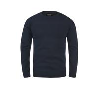 Strickfleece-Pullover INDICODE "Strickpullover IDErnesto", Herren, Gr. XL, blau (navy), Obermaterial: 80% Baumwolle CO. 20% Polyamid PA., Pullover (90090531-XL) navy