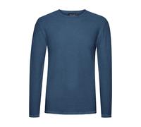 Indicode IDKarpo Herren Strickpullover Feinstrick Pullover mit Rundhalsausschnitt, Größe:XL, Farbe:Copen Blue (465)
