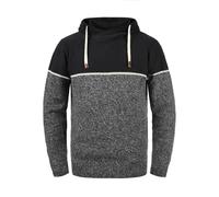 Strickfleece-Pullover INDICODE "Strickpullover IDLynde", Herren, Gr. XL, schwarz, Obermaterial: 100% Baumwolle CO., Pullover (42314640-XL) schwarz