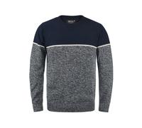 Strickfleece-Pullover INDICODE "Strickpullover IDLynn", Herren, Gr. L, blau (navy), Obermaterial: 100% Baumwolle CO., Pullover (83450448-L) navy