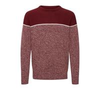 Strickfleece-Pullover INDICODE "Strickpullover IDLynn", Herren, Gr. XXL, rot (bordeaux), Obermaterial: 100% Baumwolle CO., Pullover (20899014-XXL) bordeaux