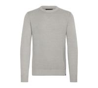 Strickfleece-Pullover INDICODE "Strickpullover IDRicardo", Herren, Gr. L, grau (light grau mix), Obermaterial: 100% Baumwolle CO., Pullover (48665763-L) light grau mix