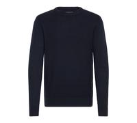 Strickfleece-Pullover INDICODE "Strickpullover IDRicardo", Herren, Gr. S, blau (navy), Obermaterial: 100% Baumwolle CO., Pullover (16429007-S) navy
