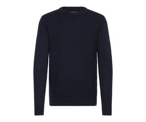 Strickfleece-Pullover INDICODE "Strickpullover IDRicardo", Herren, Gr. XXL, blau (navy), Obermaterial: 100% Baumwolle CO., Pullover (16429007-XXL) navy