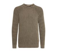 Indicode Rockford Herren Winter Pullover Strickpullover Grobstrick Pullover mit Rundhals-Ausschnitt, Größe:3XL, Farbe:Dark Olive (644)