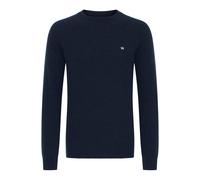 Strickfleece-Pullover KRONSTADT "Strickpullover KSDoors O-neck", Herren, Gr. XL, blau (sky captain), Obermaterial: 70% Wolle mw. 30% Polyamid PA., Pullover (58781350-XL) sky captain