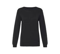 Strickfleece-Pullover OXMO "Strickpullover OXAida", Damen, Gr. L, schwarz, Obermaterial: 70% Viskose CV. 30% Polyamid PA., Pullover (87856562-L) schwarz