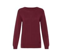 Strickfleece-Pullover OXMO "Strickpullover OXAIDA", Damen, Gr. XS, braun (chocolate truffle), Obermaterial: 70% Viskose CV. 30% Polyamid PA., Pullover (96553541-XS) chocolate truffle