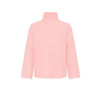 Strickfleece-Pullover OXMO "Strickpullover OXBMMNELLY TURTLENECK", Damen, Gr. M, pink (parfait pink), Obermaterial: 50% Polyacryl PAN. 50% Polyacryl PAN recyc.., Pullover (83563060-M) parfait pink