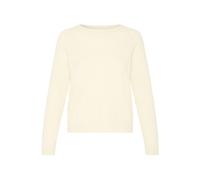 Strickfleece-Pullover OXMO "Strickpullover OXBMMNORA RAGLAN JUMPER", Damen, Gr. L, beige (oatmeal melange), Obermaterial: 52% Viskose CV. 28% Polyester PES. 20% Polyamid PA., Pullover (97146454-L) oat