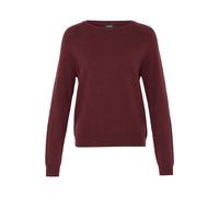 Strickfleece-Pullover OXMO "Strickpullover OXBMMNORA RAGLAN JUMPER", Damen, Gr. S, blau (port royale), Obermaterial: 52% Viskose CV. 28% Polyester PES. 20% Polyamid PA., Pullover (46485330-S) port roy