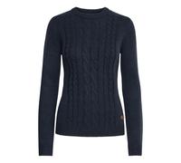 OXMO OXCarryone Damen Strickpullover Pullover mit Rundhals Label-Badge Regular fit, Größe:XXL, Farbe:Insignia B (791991)