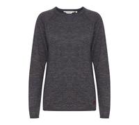 Strickfleece-Pullover OXMO "Strickpullover OXDaniela", Damen, Gr. S, blau (ensign blau), Obermaterial: 50% Baumwolle CO. 50% Polyacryl PAN., Pullover (16822429-S) ensign blau