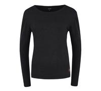 Strickfleece-Pullover OXMO "Strickpullover OXEdda", Damen, Gr. XS, grau (dar grau m), Obermaterial: 70% Viskose CV. 30% Nylon NY., Pullover (46262924-XS) dar grau m