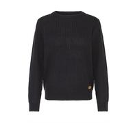 Strickfleece-Pullover OXMO "Strickpullover OXEdna", Damen, Gr. M, schwarz, Obermaterial: 100% Polyacryl PAN., Pullover (78421310-M) schwarz
