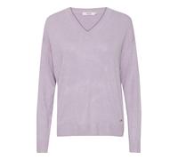 Strickfleece-Pullover OXMO "Strickpullover OXHelle", Damen, Gr. L, lila (lila rose melange), Obermaterial: 80% Viskose CV. 20% Nylon NY., Pullover (43445902-L) lila rose melange