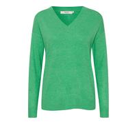 Strickfleece-Pullover OXMO "Strickpullover OXHelle", Damen, Gr. S, grün (ming grün melange), Obermaterial: 80% Viskose CV. 20% Nylon NY., Pullover (33659546-S) ming grün melange